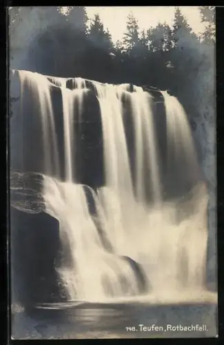 AK Teufen, Rotbachfall im Wald