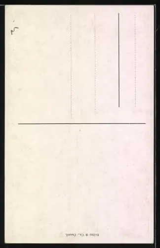 AK Cassel-Wilhelmshöhe, Neuer Wasserfall mit Brücke und Zuschauern