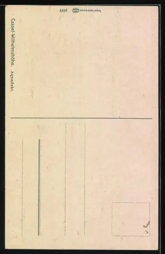 AK Wilhelmshöhe, Aquädukt mit Wasserfall