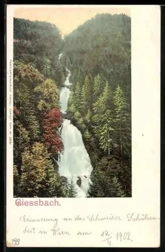 AK Giessbach, Wasserfall
