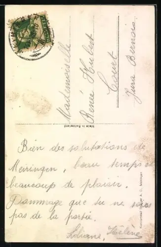 AK Meiringen, Reichenbachfall, Wasserfall