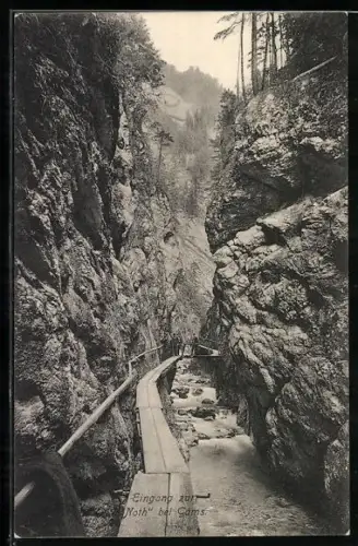 AK Gams, Eingang zur Noth