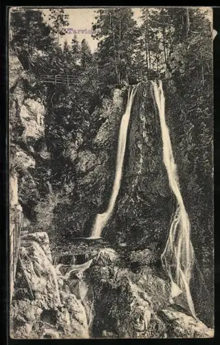 AK Tarvis, Schlitza, Schlucht Wasserfall