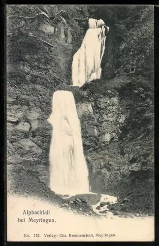 AK Meyringen, Alpbachfall mit Sturzbecken