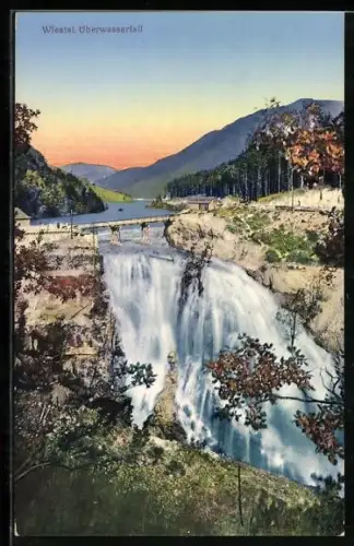 AK Wiestal, Blick zum Überwasserfall