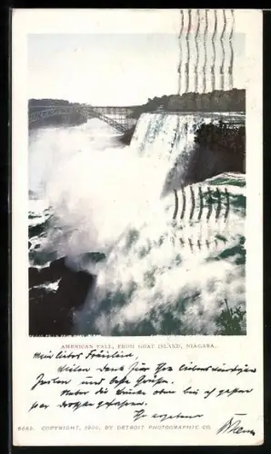 AK Niagara, American Fall, viewed from Goat Island