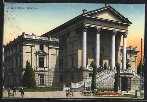 AK Winterthur, Stadthaus, Vorderansicht