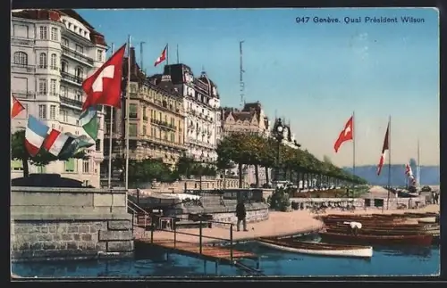 AK Genève, Quai Président Wilson