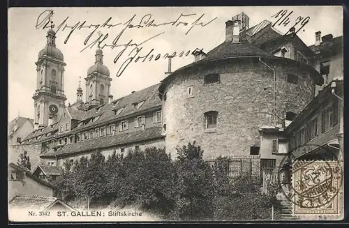 AK St. Gallen, an der Stiftskirche