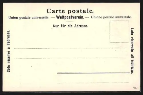 AK Mürren, Ortsansicht mit Eiger, Mönch u. Jungfrau