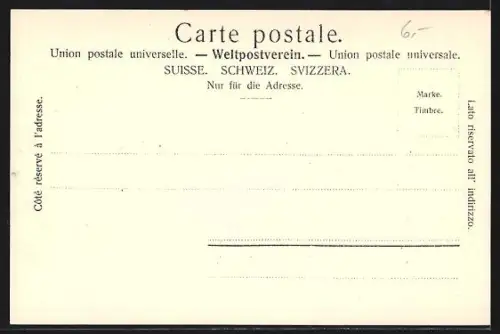 AK Bern, Kirchenfeld, Ortspanorama mit Turmgebäude u. Brücke