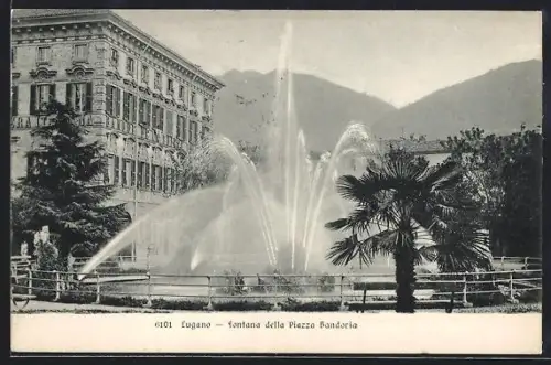 AK Lugano, Fontana della Piazza Bandoria