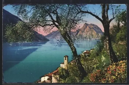 AK Gandria /Lago di Lugano, Gandria e Monte San Salvatore