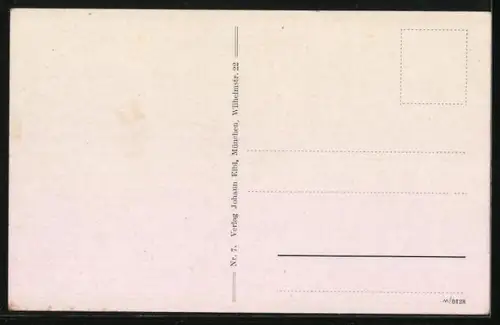 AK Göllheim, Innenansicht der Kath. Kirche