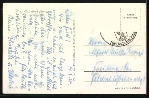 AK Bansin, Kurpromenade mit Pensionen