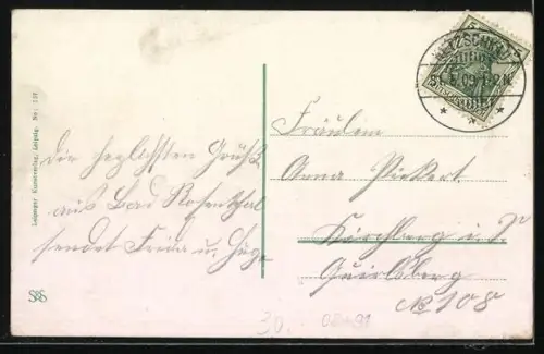 AK Bad Rosenthal b. Netzschkau, Kurhaus und Umgebung