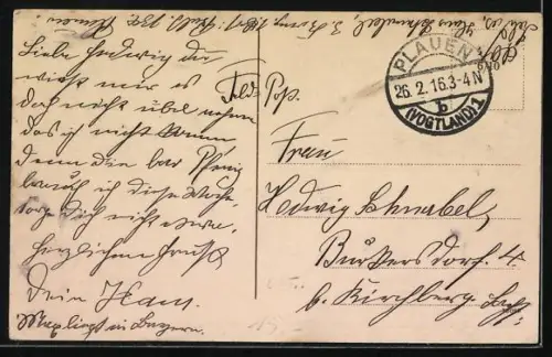 AK Plauen i. V., Friedrich August-Brücke