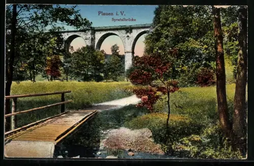 AK Plauen i. V., Syratalbrücke