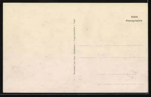 AK Grünbach i. V., Ortsansicht mit Wald