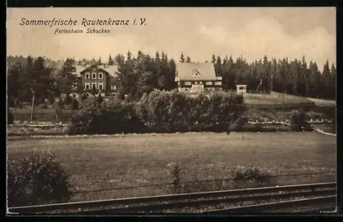 AK Rautenkranz i. V., Ferienheim Schocken