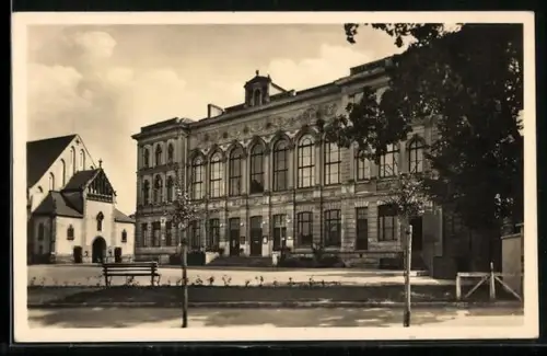 AK Crimmitschau, Partie am Kreistheater