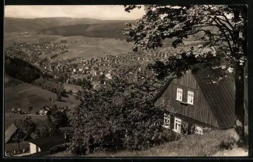AK Klingenthal i. Sa., Blick vom Aschberg