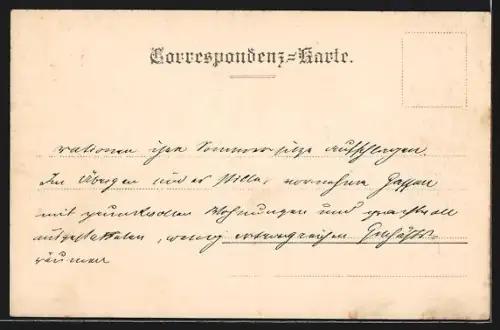 AK Wien, Reichsrathstrasse mit Turmblick