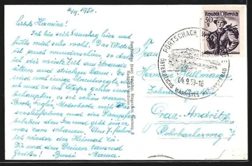 AK Pörtschach a. W., Panorama