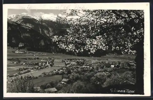 AK Schwaz /Tirol, Gesamtansicht im Frühling