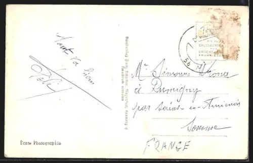 AK Amlach bei Lienz, Teilansicht mit Kirche