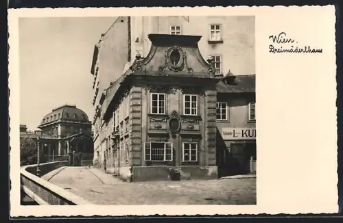 AK Wien, Dreimäderlhaus in der Schreyvogelgasse
