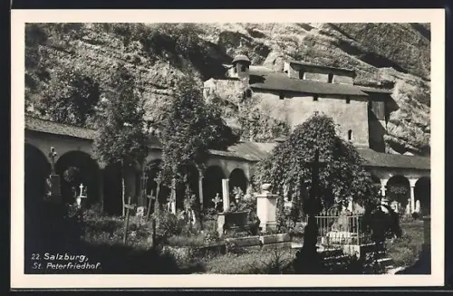 AK Salzburg, St. Peterfriedhof