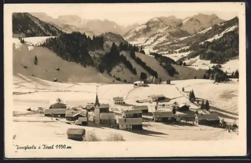 AK Jungholz, Panoramaansicht im Winter