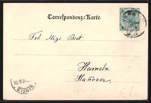 AK St. Georgen am Längsee, Seepartie mit Ortsblick