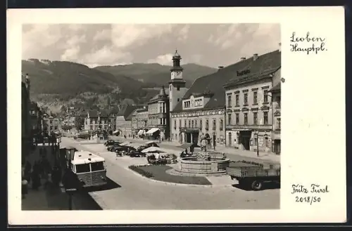 AK Leoben, Blick über den Hauptplatz