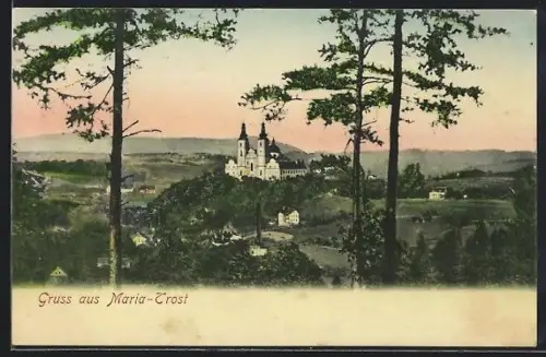 AK Maria-Trost, Gesamtansicht mit Umgebung
