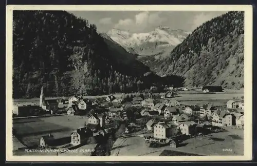 AK Mallnitz, Gesamtansicht mit Geiselkopf