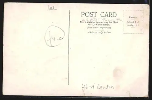 AK London, Anerley Hill, Upper Norwood, Three Guinea Stout, Strassenbahn