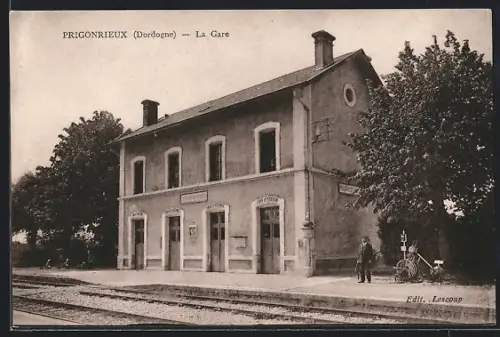 AK Prigonrieux /Dordogne, La Gare