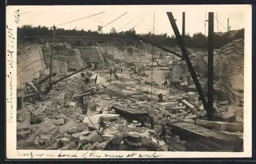 Foto-AK Barre, VT, Quarry 1905