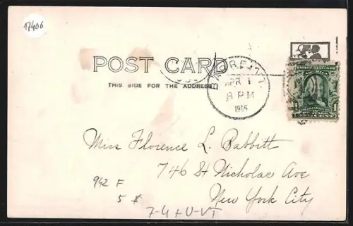 Foto-AK Barre, VT, Quarry 1905