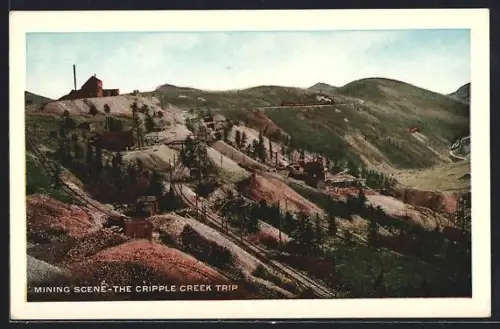 AK Cripple Creek, CO, Mining Scene