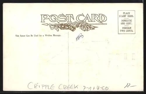 AK Cripple Creek, CO, Portland Mine