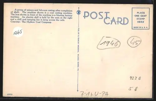 AK Pennsylvania, PA, Coal Mining, Anthracite Region, A Group of Miners and Laborers