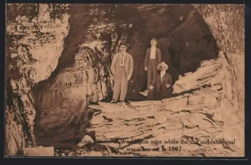 AK Pennsylvania, PA, Coal Mining, Interior of Washington
