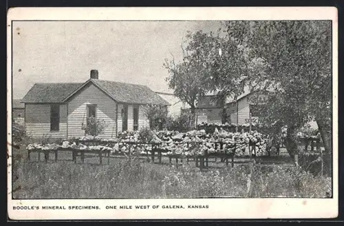 AK Galena, KS, Boodle`s Mineral Specimens