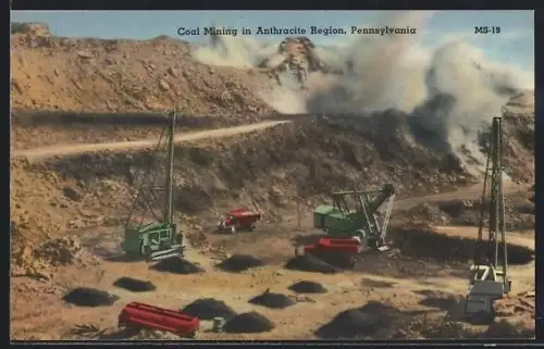 AK Pennsylvania, PA, Coal Mining in Anthracite Region
