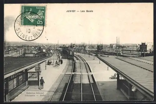 AK Juvisy, Les Quais, La Gare