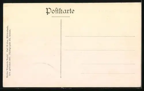 AK Hilchenbach, Totalansicht des Ortes mit Umgebung