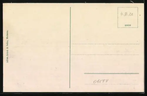 AK Bischofswerda, Blick zum kgl. Lehrerseminar